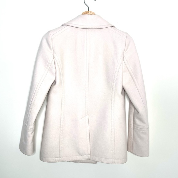 J Crew Peacoat Italian Wool Jacket Cashmere Coat double breasted preppy academia - Picture 5 of 14